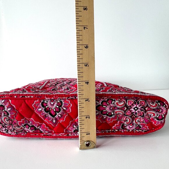 Vera Bradley Small Tic Tack Tote Toggle Frankly Scarlet Bag, with Tags! - Picture 12 of 14